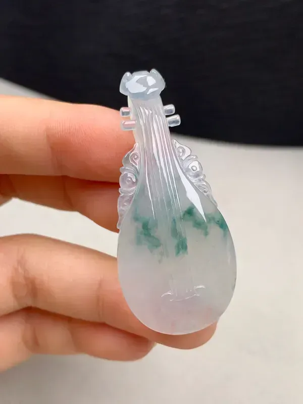 a货翡翠种好黄翡游龙戏