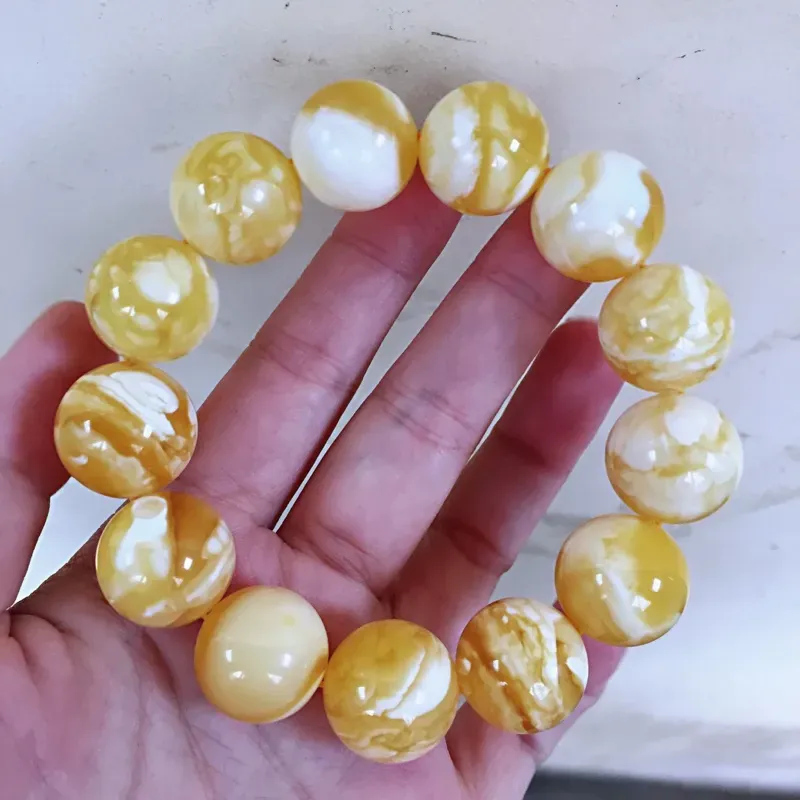 【原矿金白花蜡妖孽蜜蜡手串
全品无瑕,纯手工打磨,整体无杂裂,花纹妖孽,颜色浓郁,蜡质浓厚,纹路妖娆,如此品相,有缘者请!尺寸17mm克重37.12克】图4
