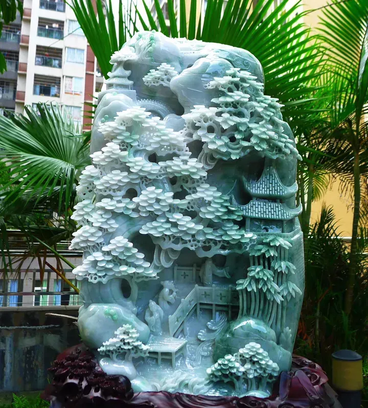 大摆财 翡翠老坑水润飘花