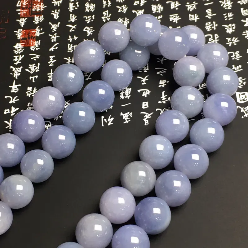糯化种春色珠链 48颗 直径13.2毫米 色彩艳丽 质地细腻 款式时尚 （签收有礼，礼品如尾图）