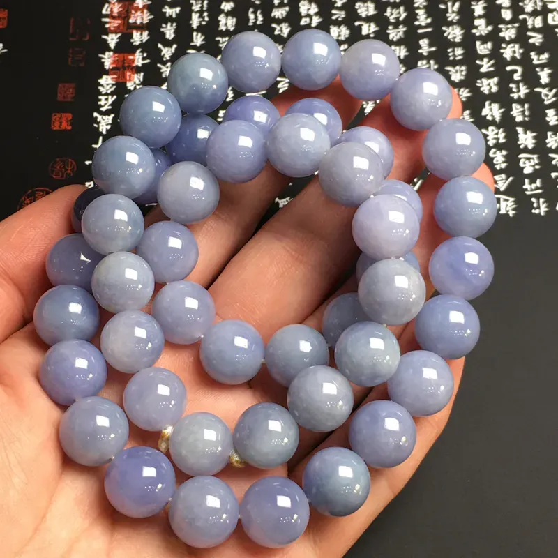 糯化种春色珠链 48颗 直径13.2毫米 色彩艳丽 质地细腻 款式时尚 （签收有礼，礼品如尾图）