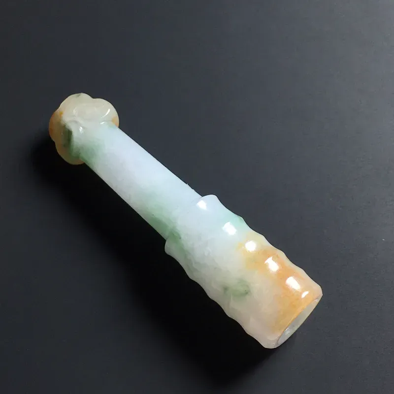 双彩精美烟嘴 尺寸49.5-11毫米 水润细腻 小巧精致