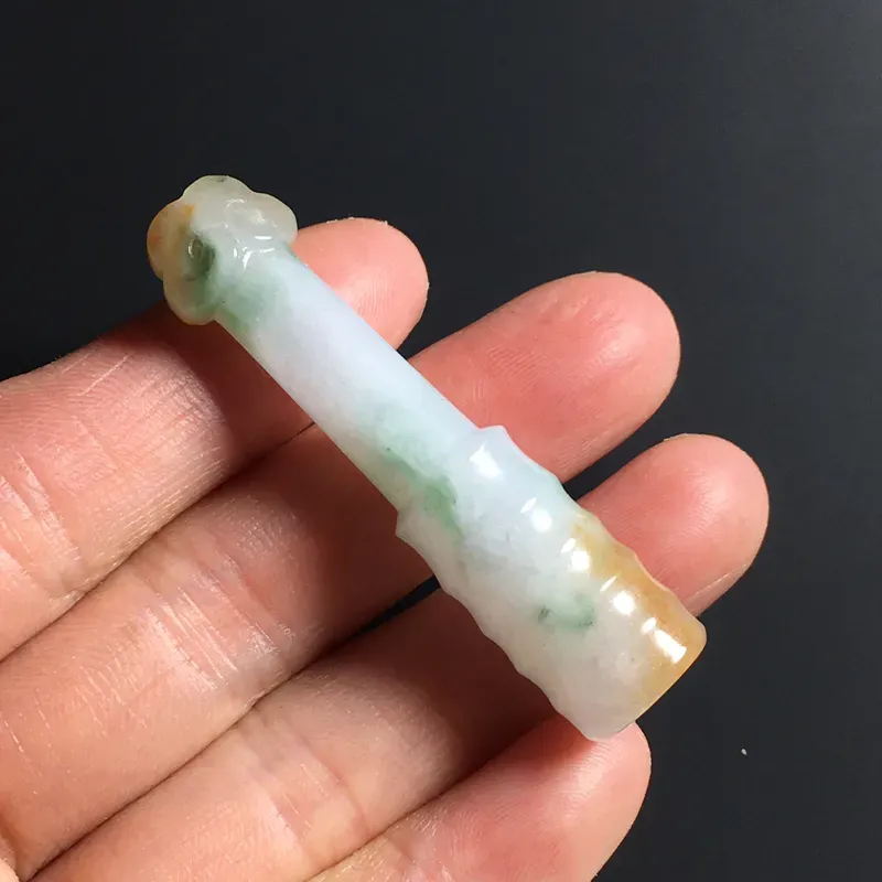 双彩精美烟嘴 尺寸49.5-11毫米 水润细腻 小巧精致