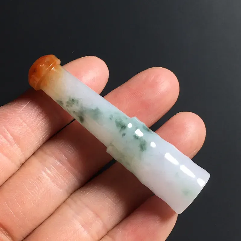 双彩精美烟嘴 尺寸54-12毫米 水润细腻 色泽亮丽