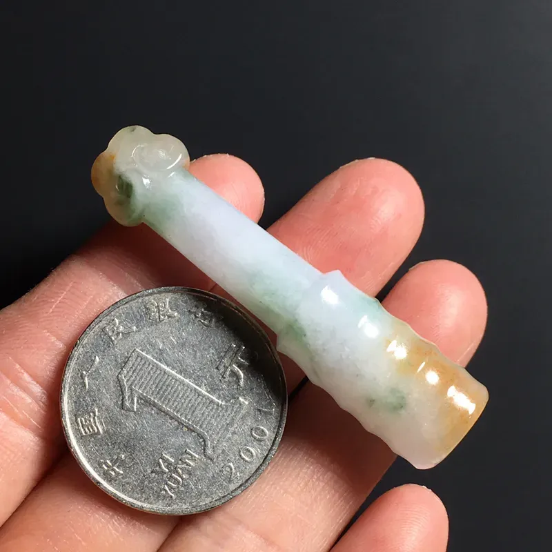 双彩精美烟嘴 尺寸49.5-11毫米 水润细腻 小巧精致