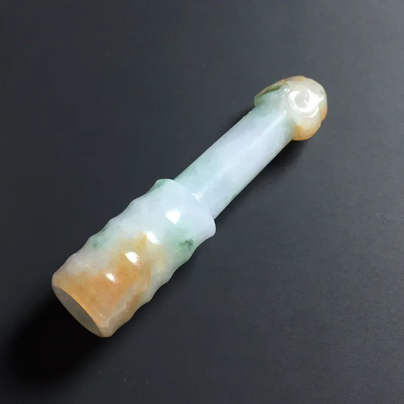双彩精美烟嘴 尺寸49.5-11毫米 水润细腻 小巧精致