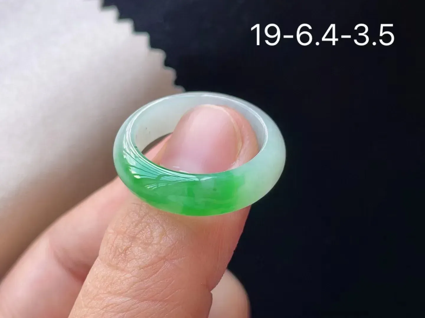【高性价比】冰糯种带色指环