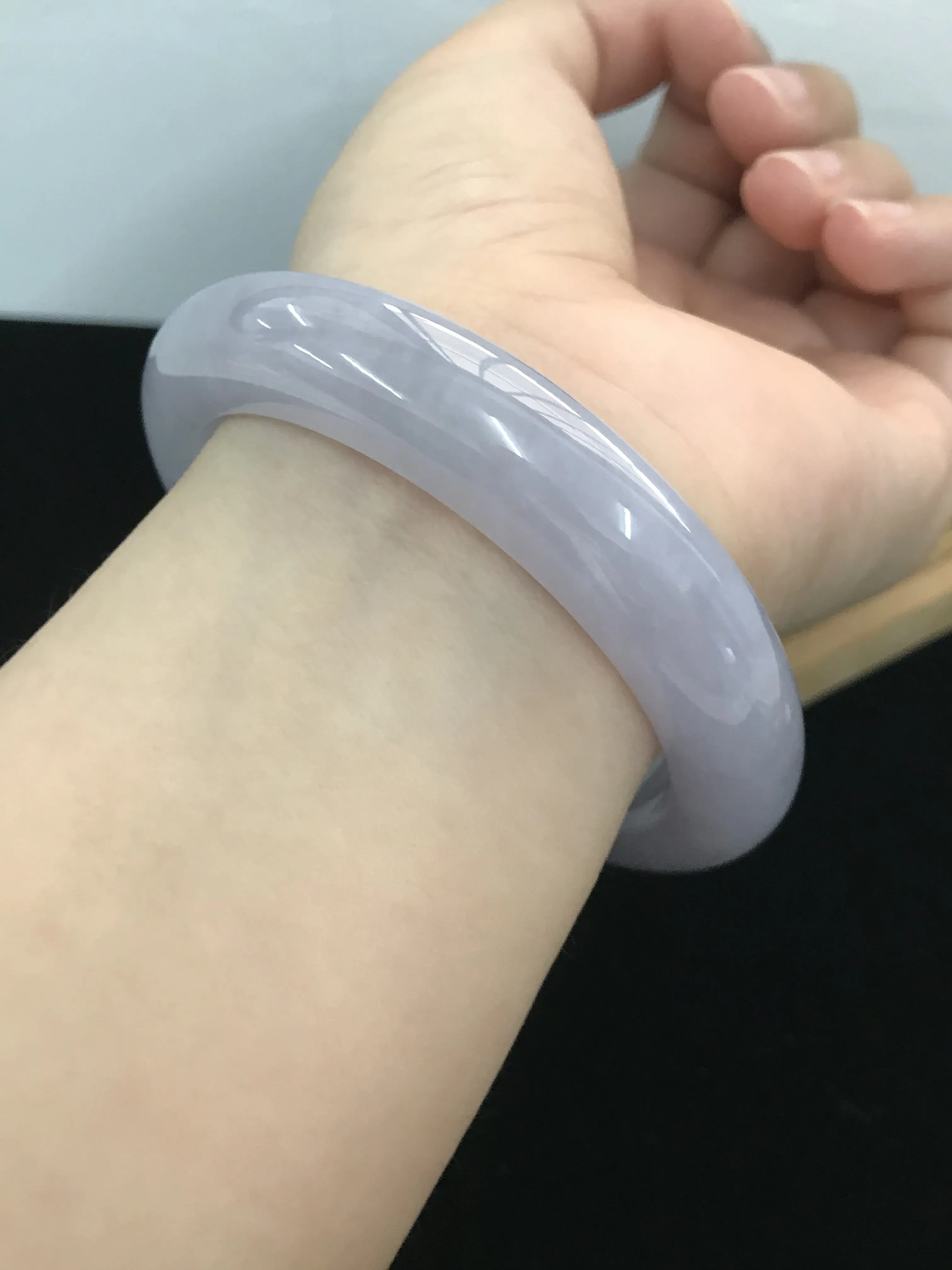 翡翠手镯，圈口56.5#