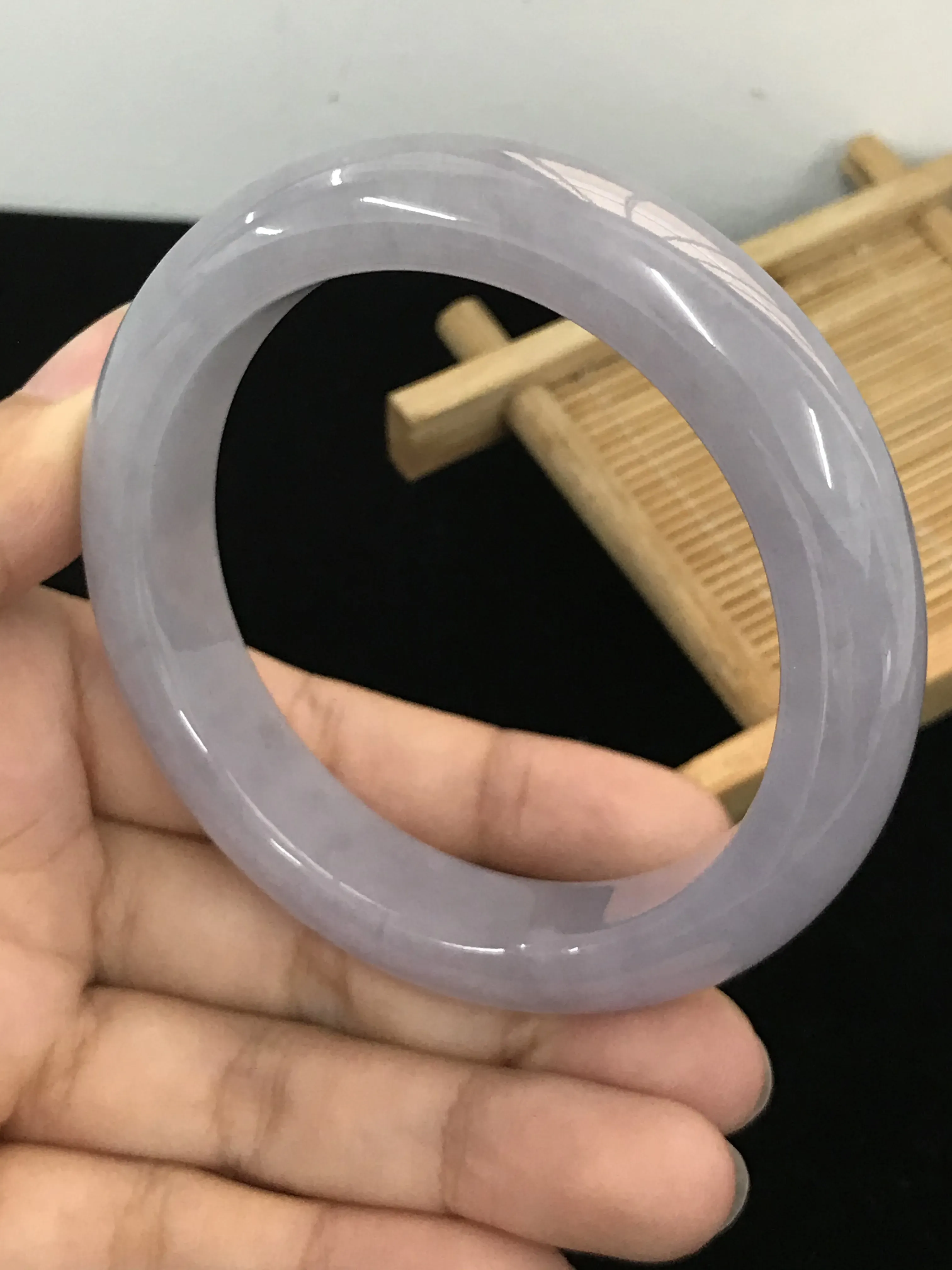 翡翠手镯，圈口56.5#