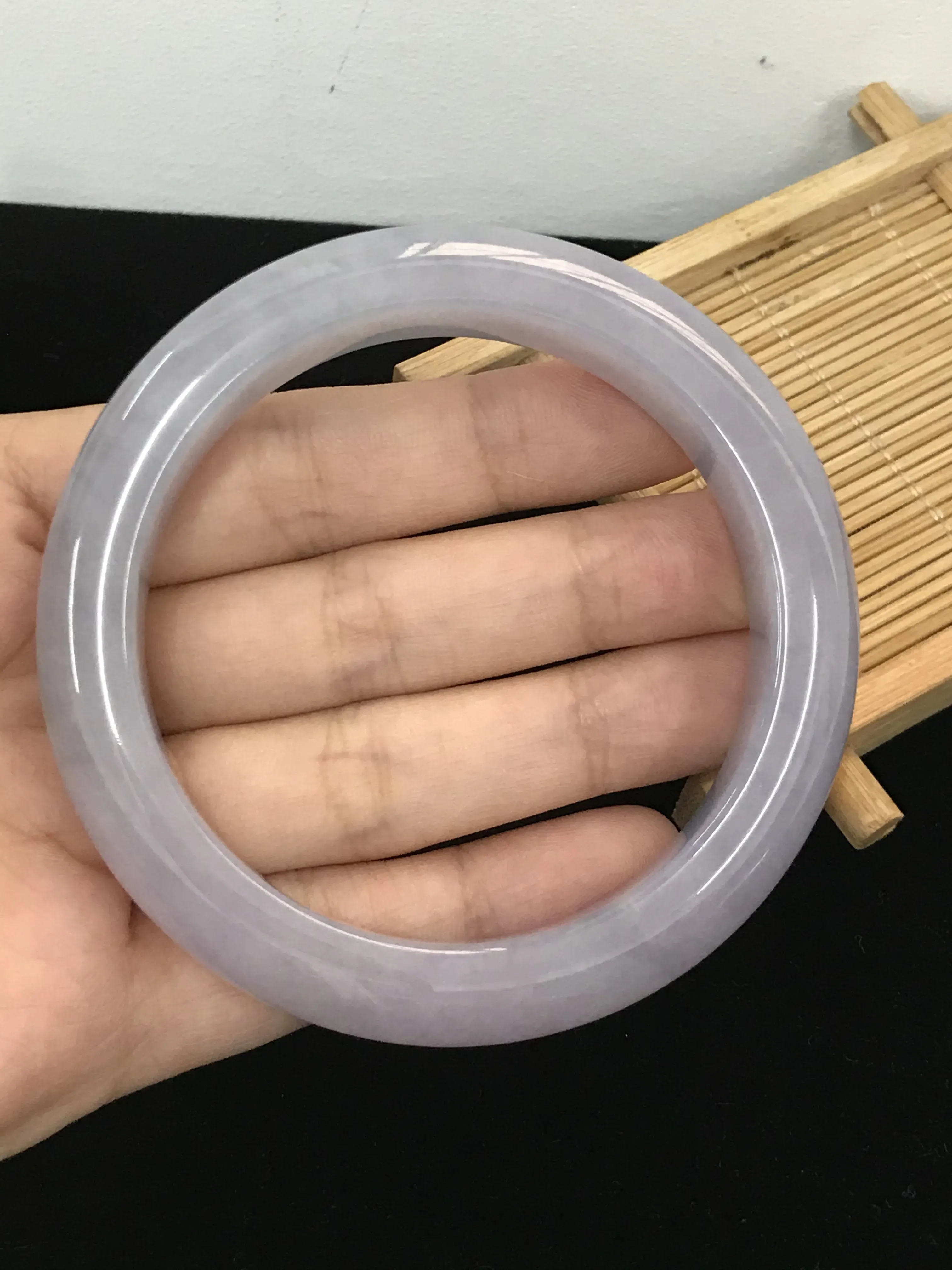 翡翠手镯，圈口56.5#