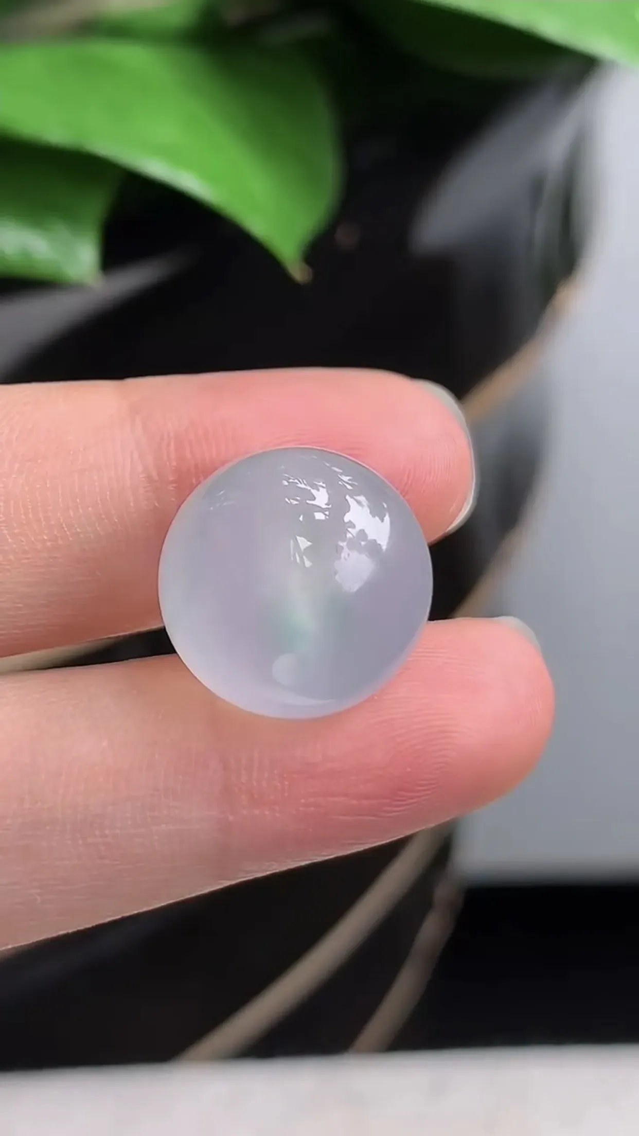 天然A货翡翠老坑冰种飘花圆珠转运珠 可代镶嵌 尺寸14.5mm