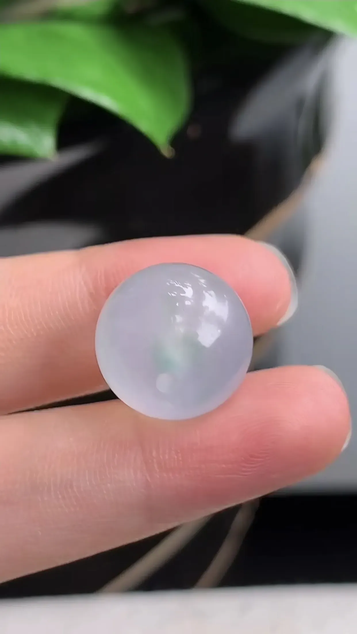天然A货翡翠老坑冰种飘花圆珠转运珠 可代镶嵌 尺寸14.5mm