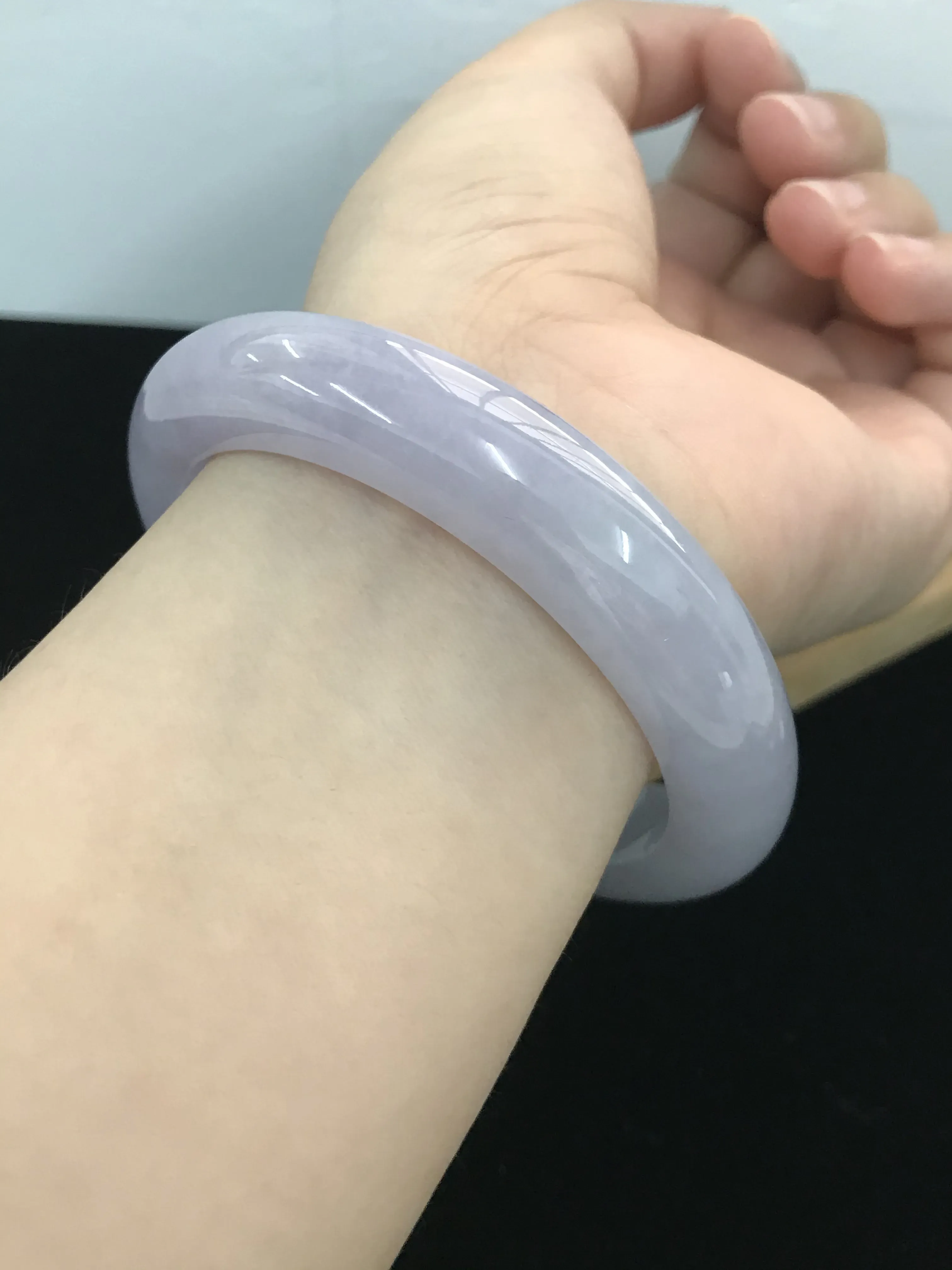 翡翠手镯，圈口56.5#