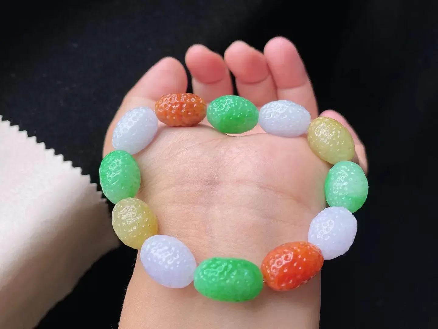 糯化种多彩路路通手串