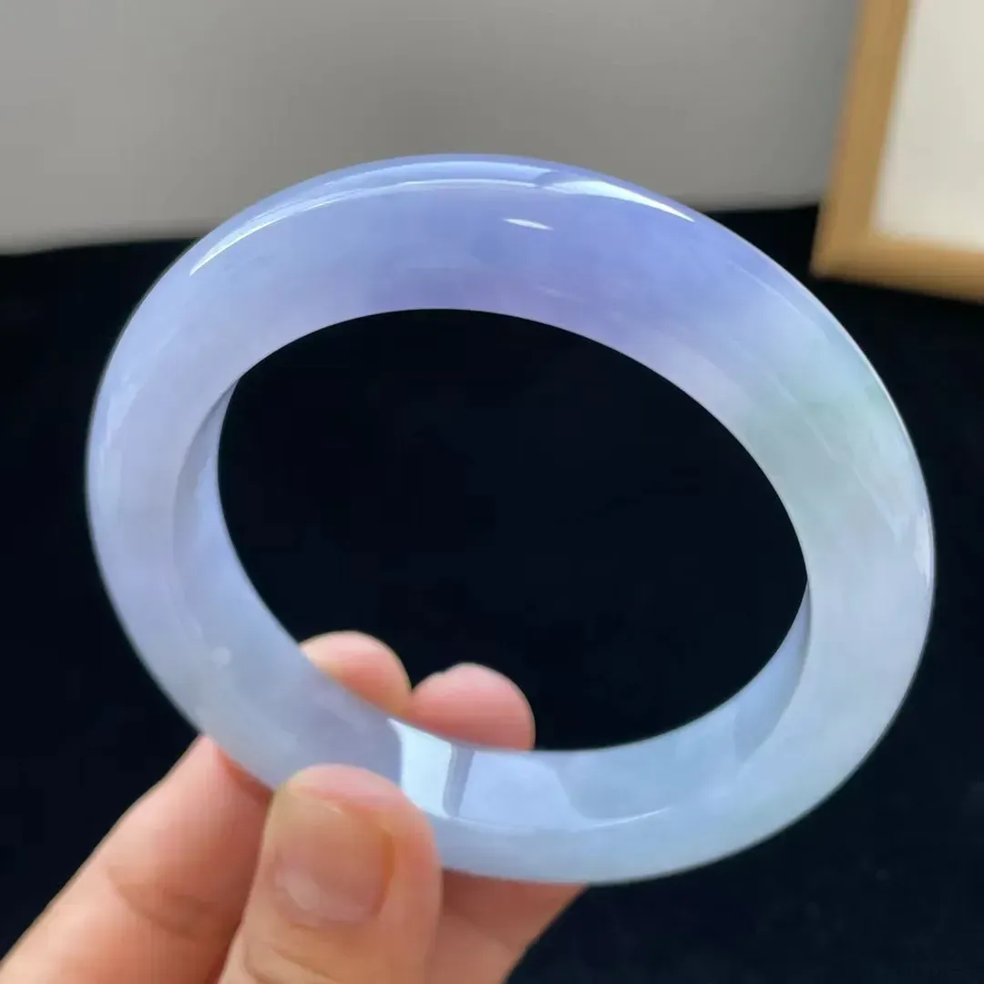 紫罗兰手镯 种好细腻 颜色靓丽  温润柔和
