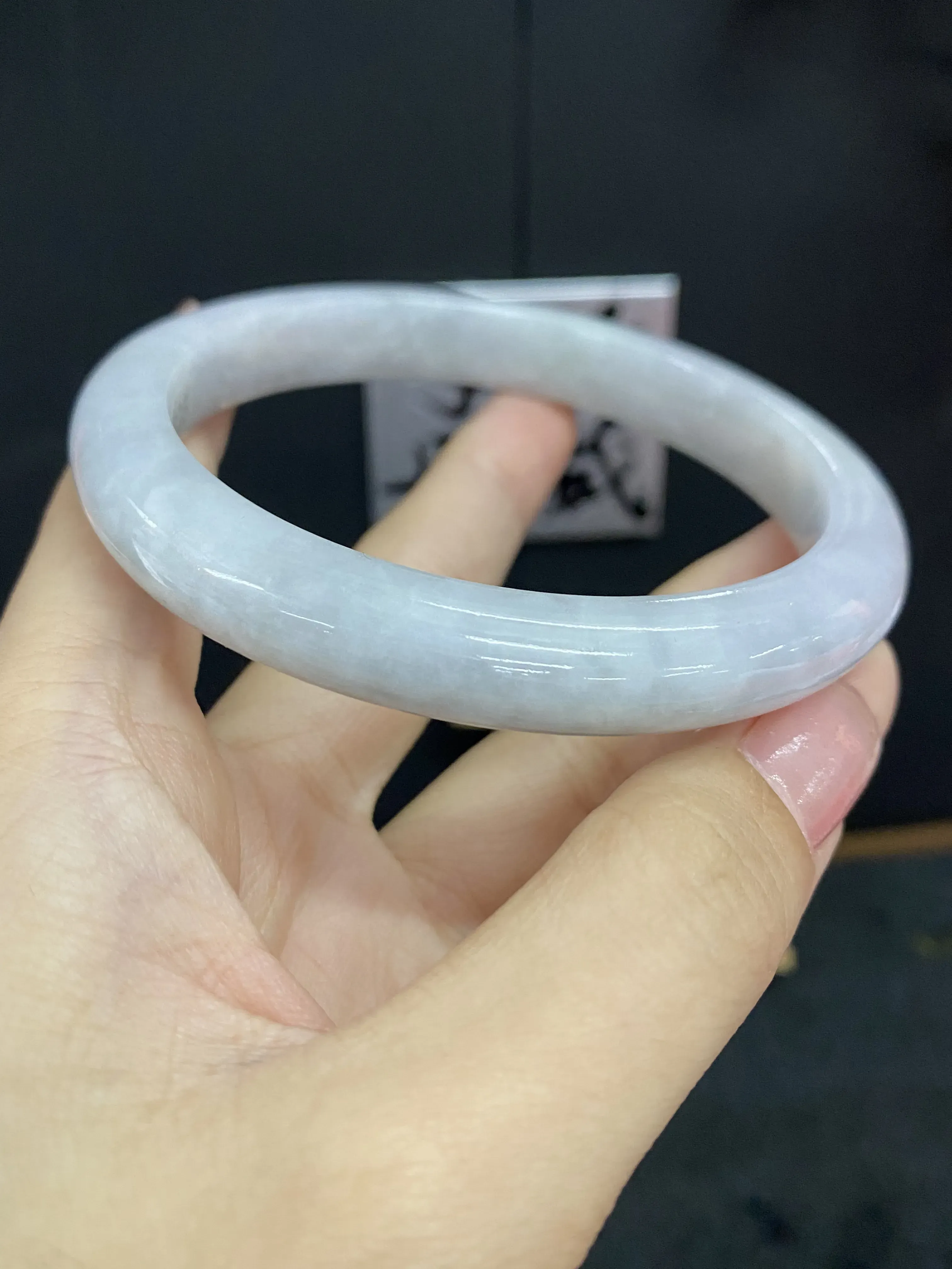 翡翠手镯圈口63