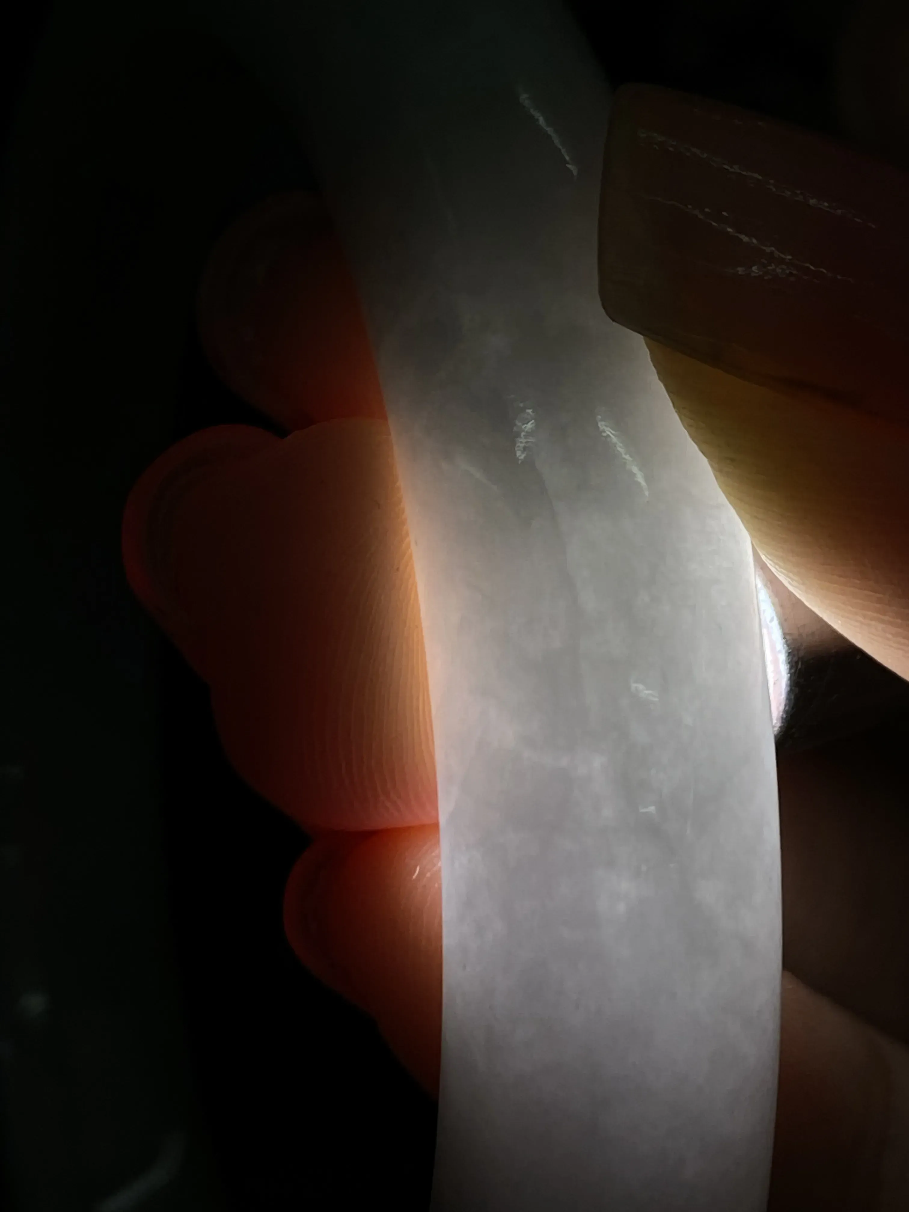 翡翠手镯圈口63