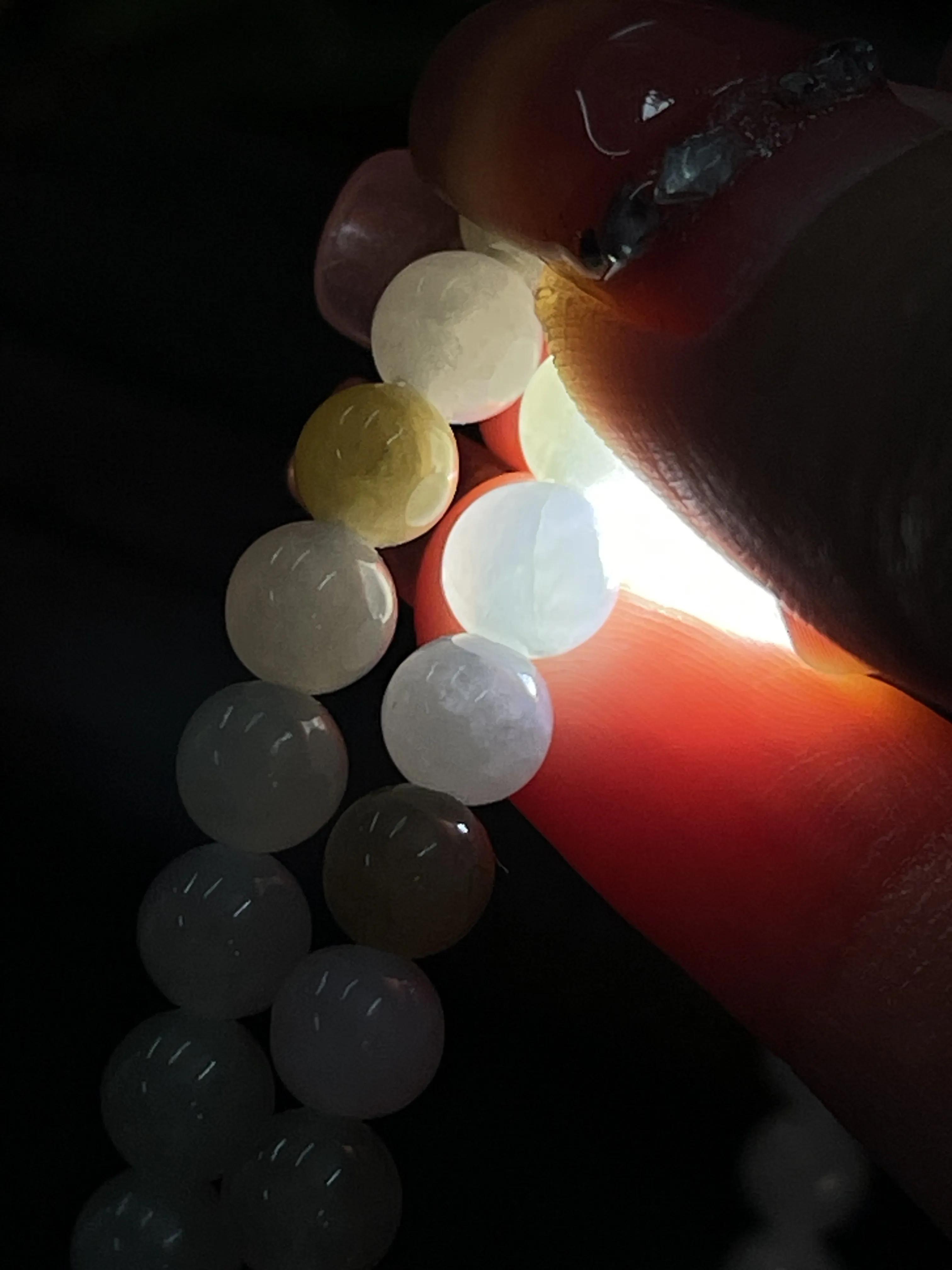 缅甸天然翡翠A货，带黄翡圆珠项链手串手链，冰冰润润，老坑料种老肉细。