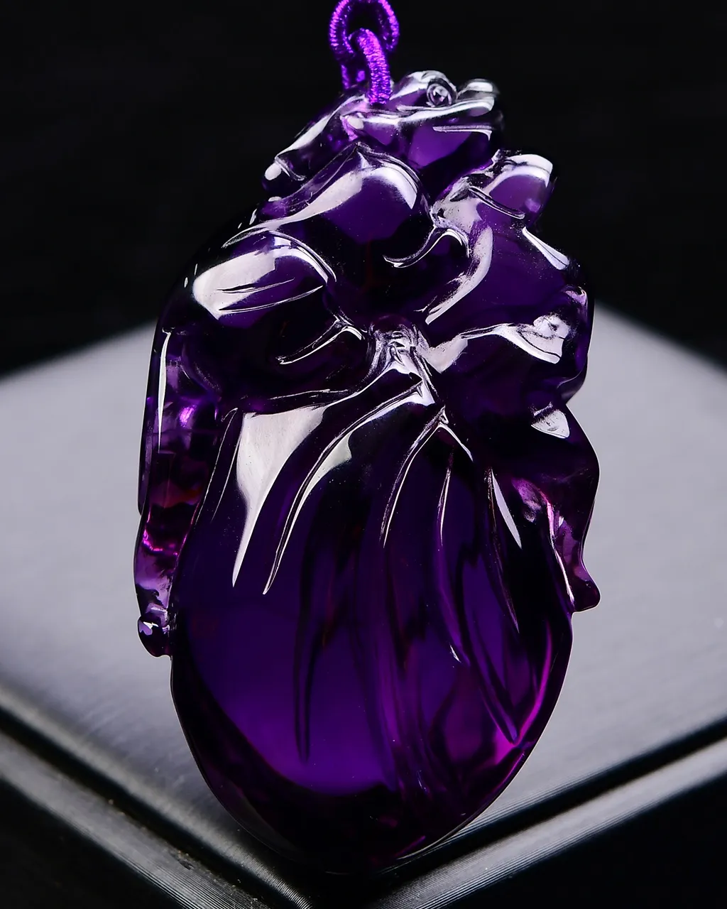 天然紫水晶福袋•貔貅吊坠 代代有福，招财进财，健康长寿，貔貅招财..转运，紫气东来，佩带者顺顺利利