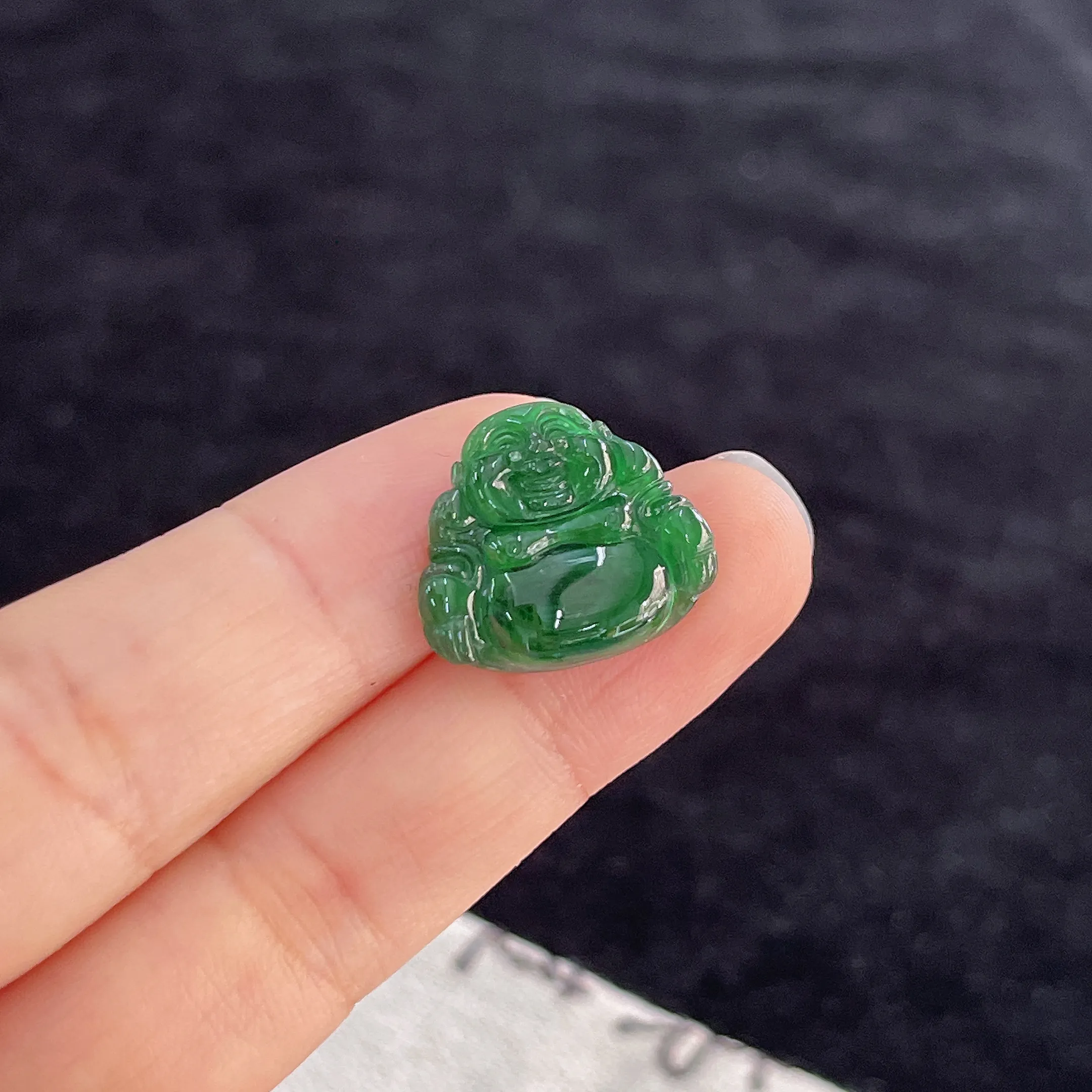 翡翠冰糯种绿色翡翠