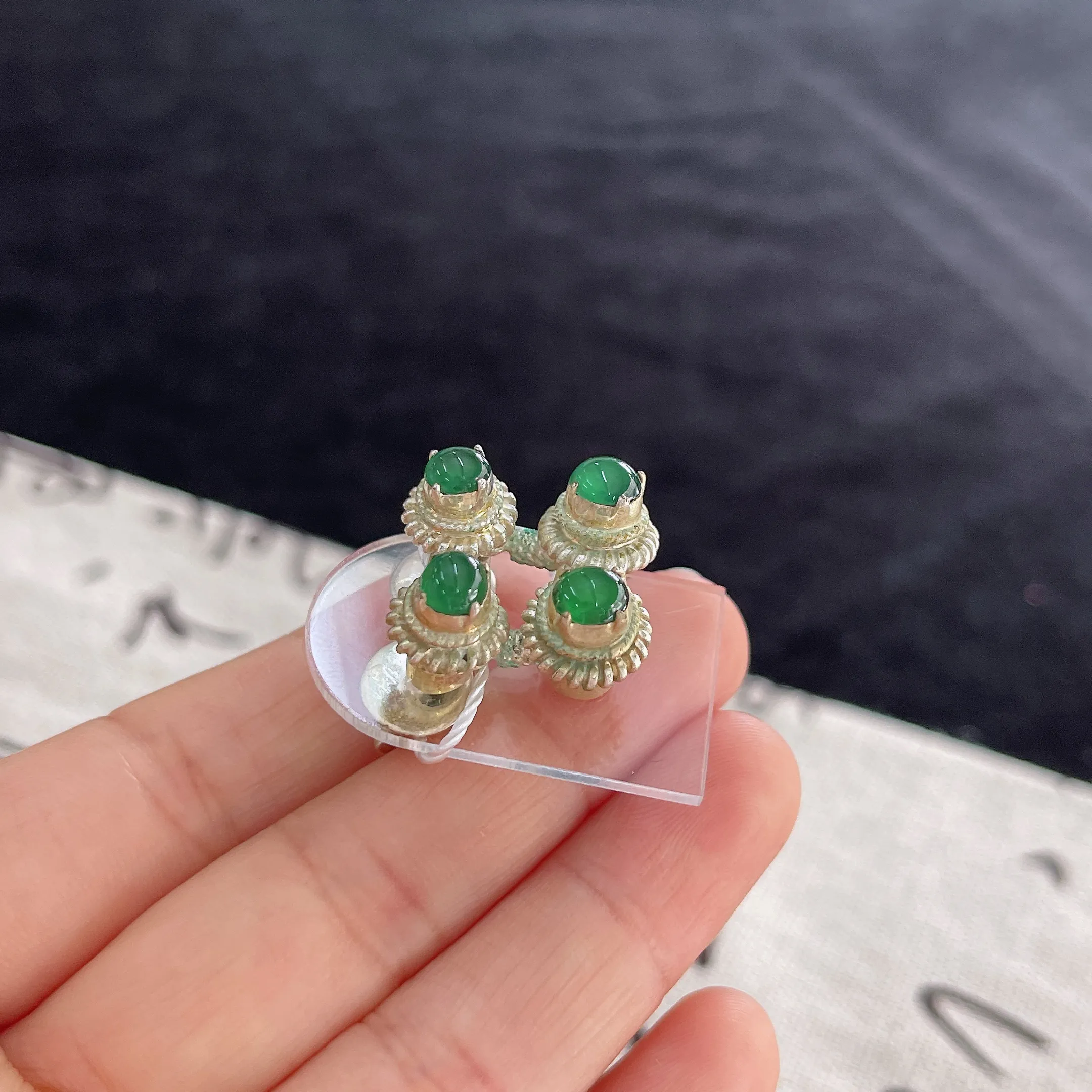 翡翠圆/椭圆形，价格为单颗价格，随机发货