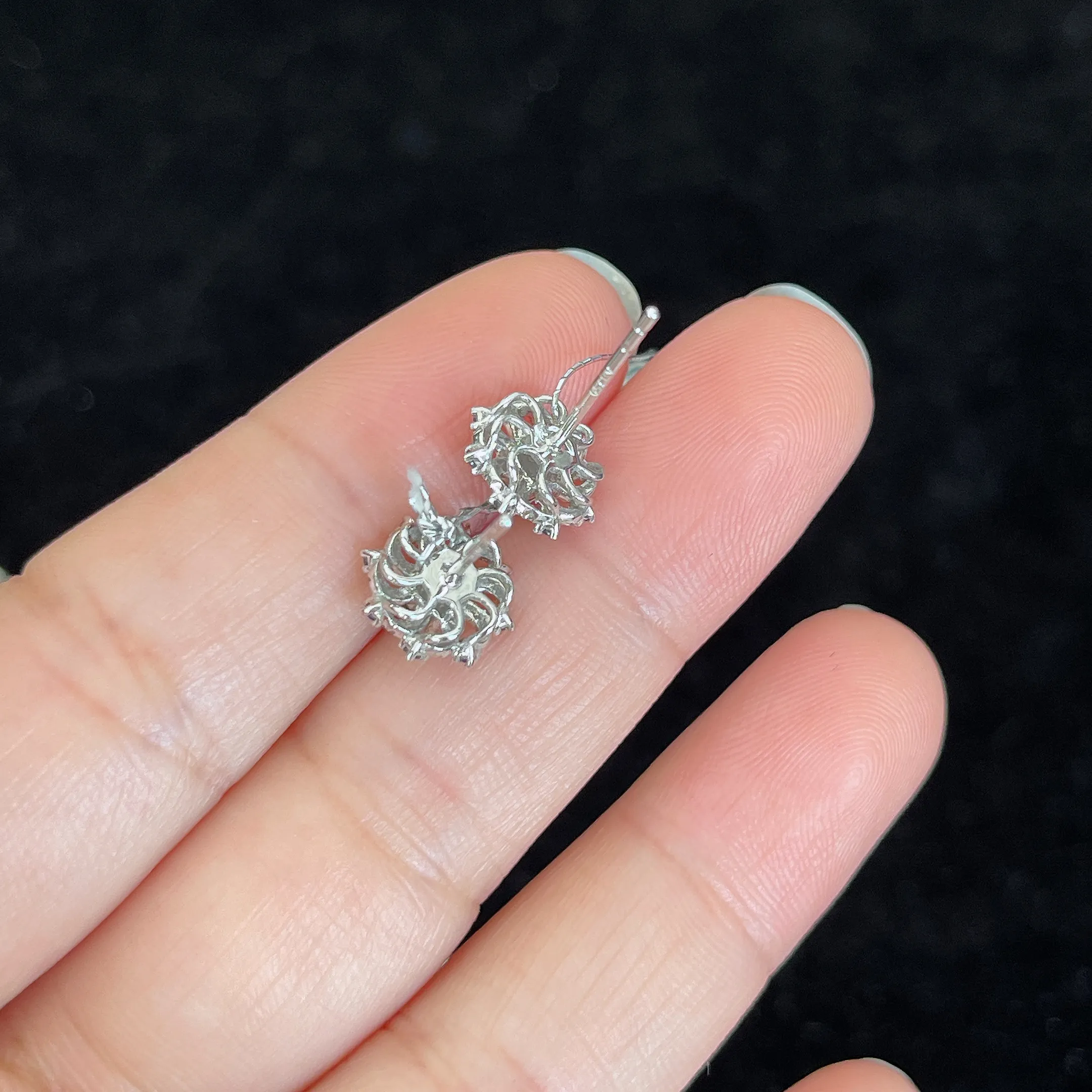 翡翠冰种蓝色戒指