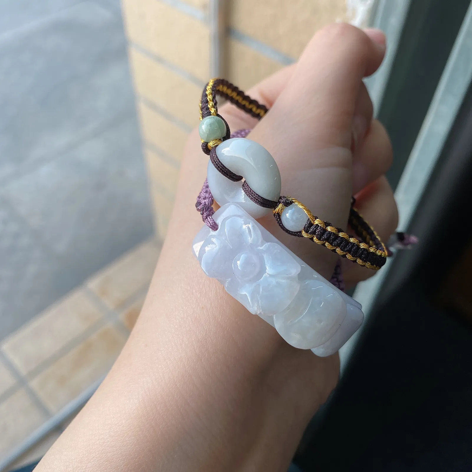 翡翠手链，一个价，随机发货