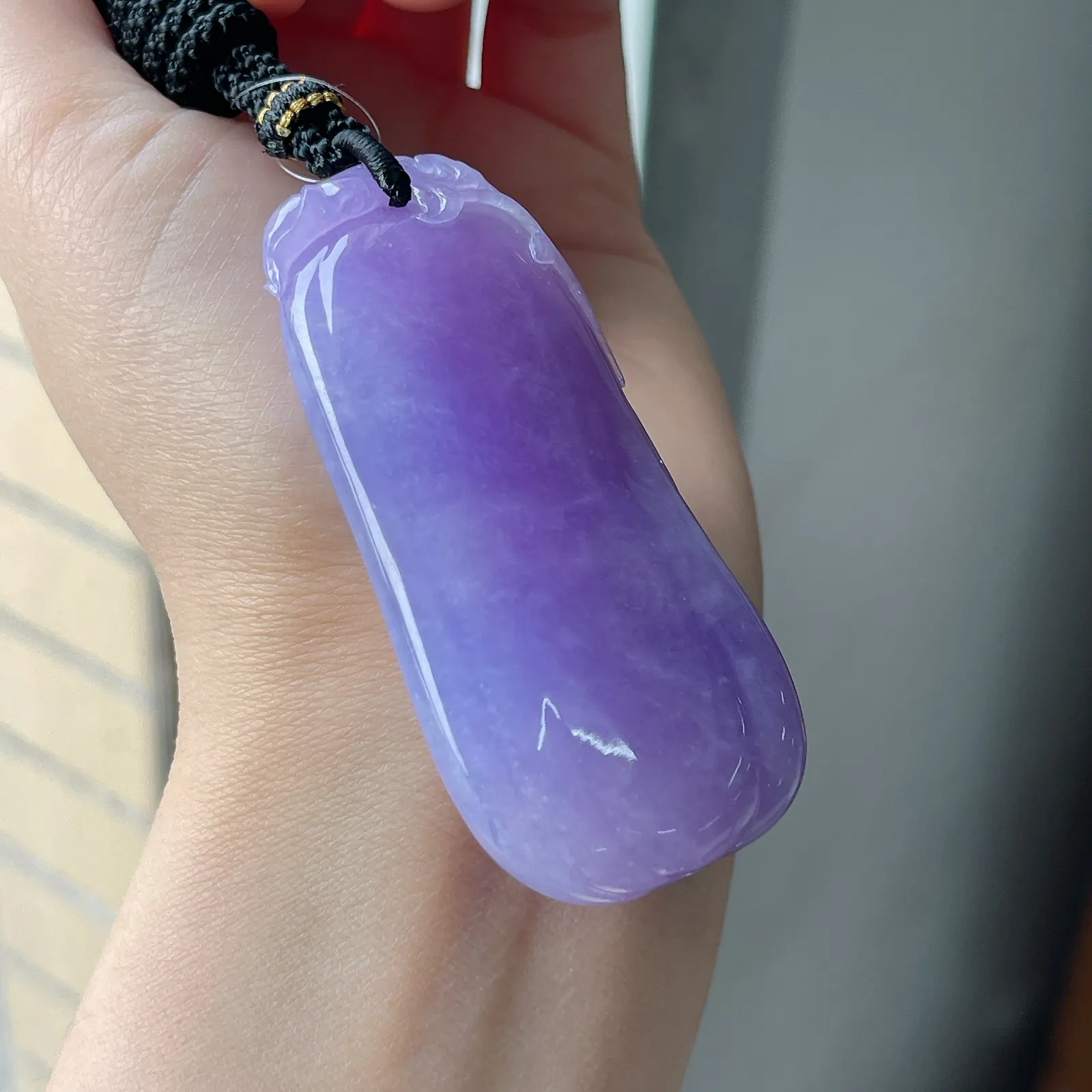 翡翠糯化种紫色大福瓜