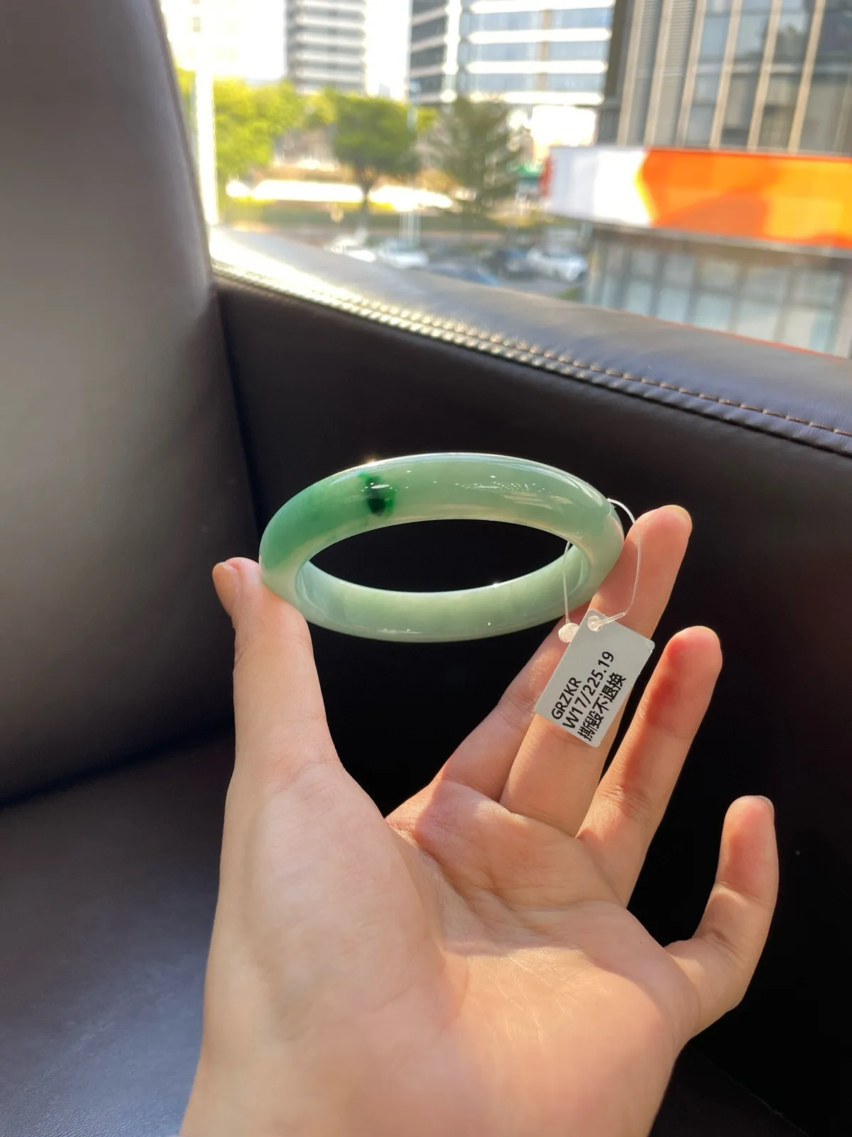 62正圈/油青飘绿花，规格：62.4/12.2/8.3
