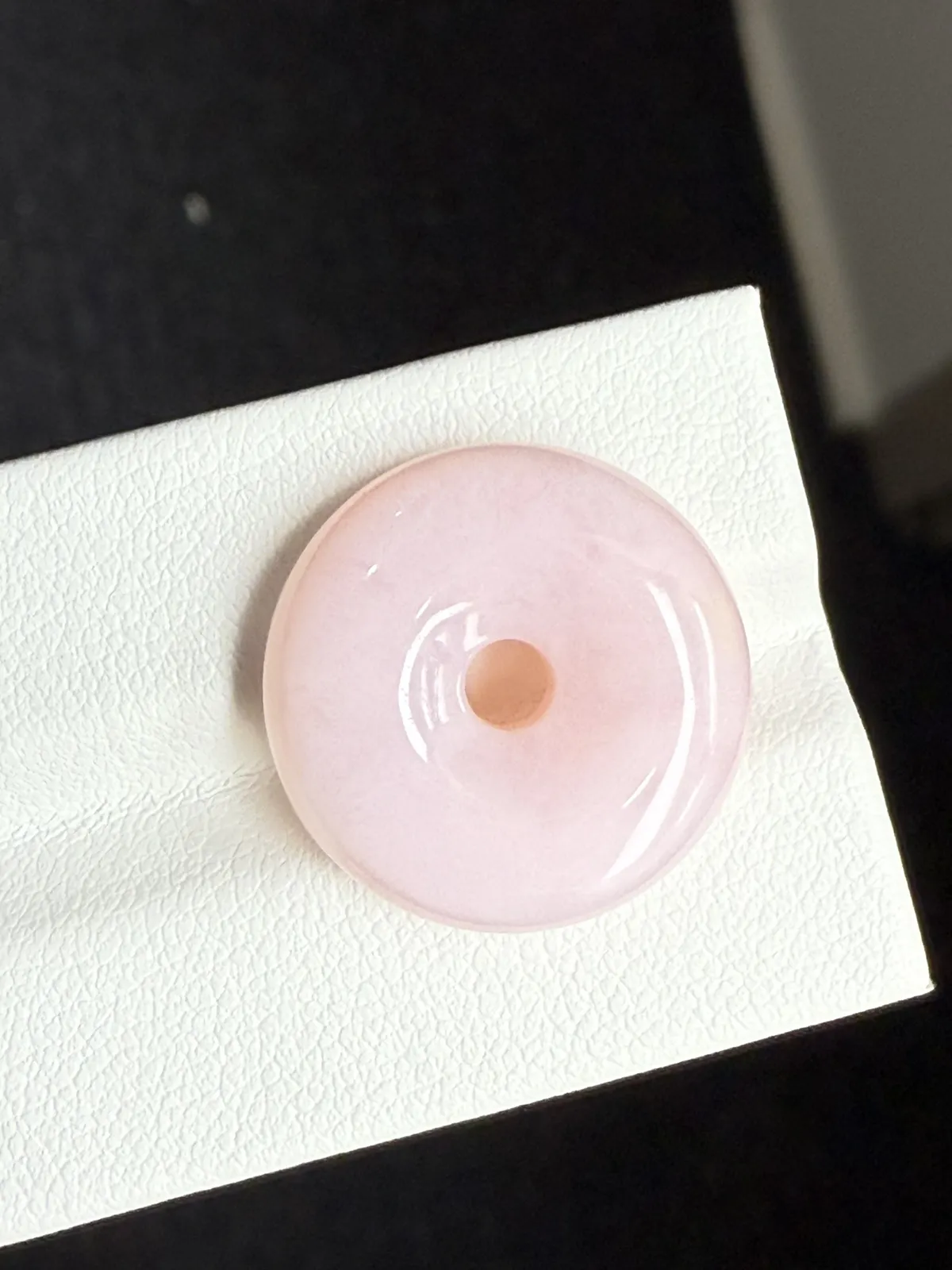13.94ct天然秘鲁粉欧泊裸石，粉粉嫩嫩小精品，尺寸19.6×19.6×5.4mm