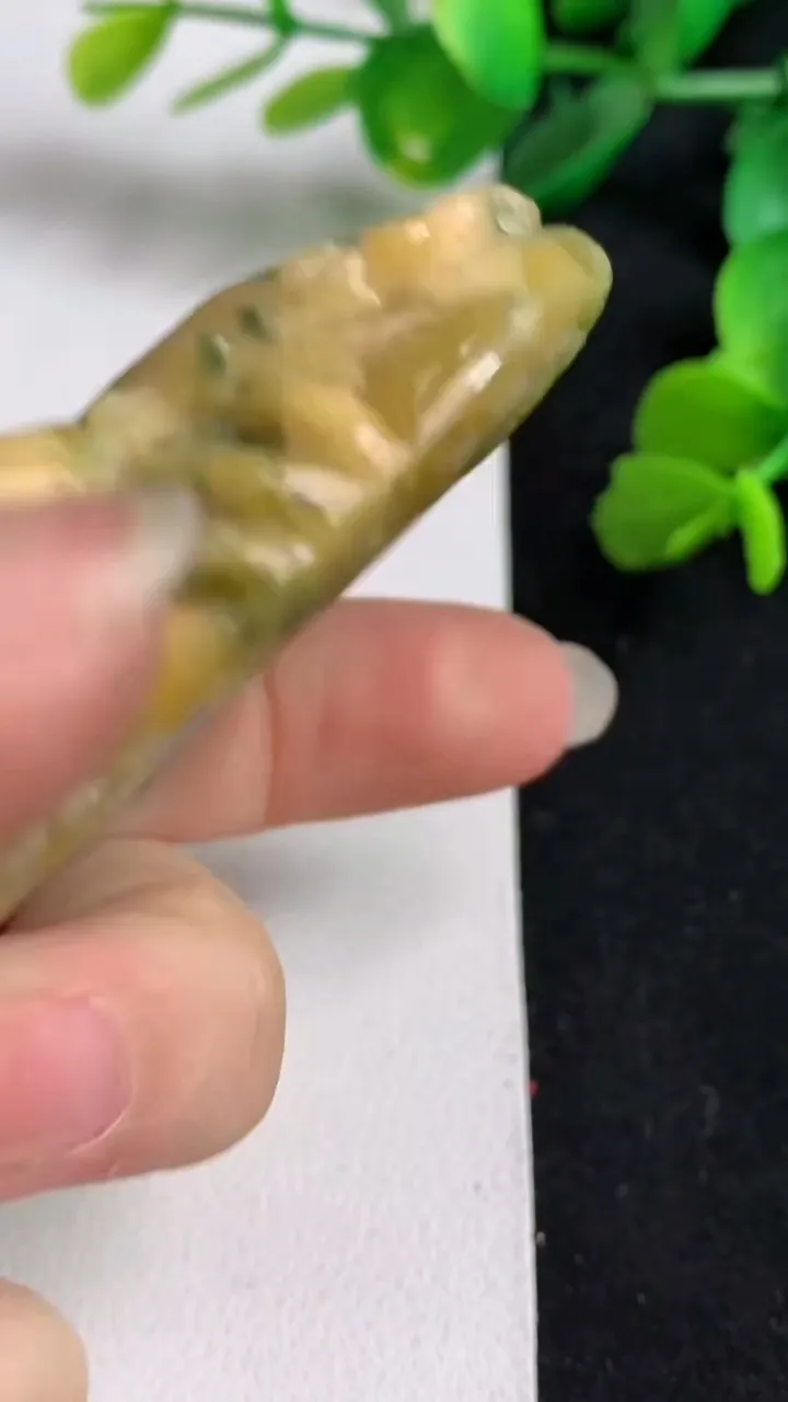 天然A货翡翠双彩龙牌吊坠，尺寸69-39-20，重:71.47g
4月30日