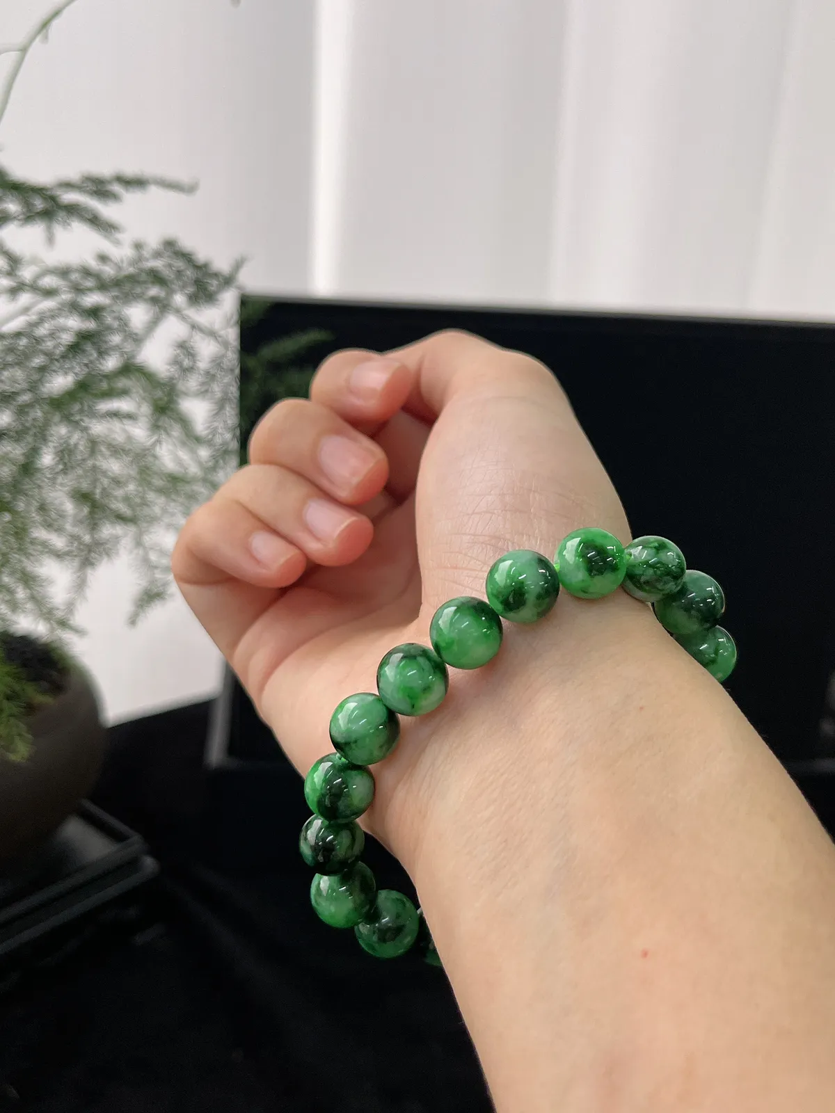 翡翠卡9手串