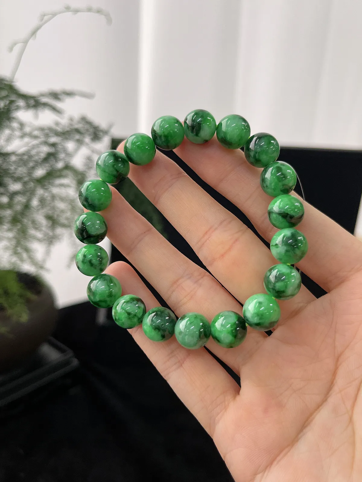 翡翠卡9手串