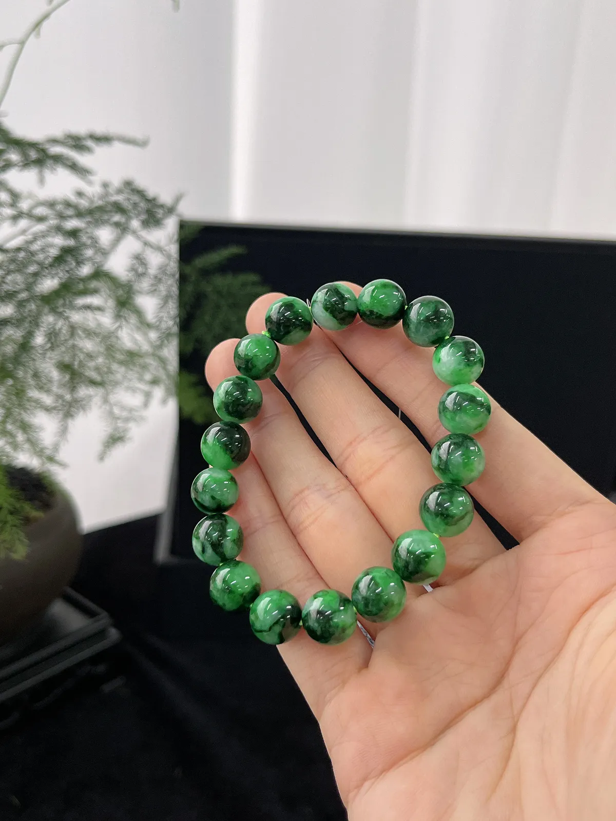 翡翠卡9手串