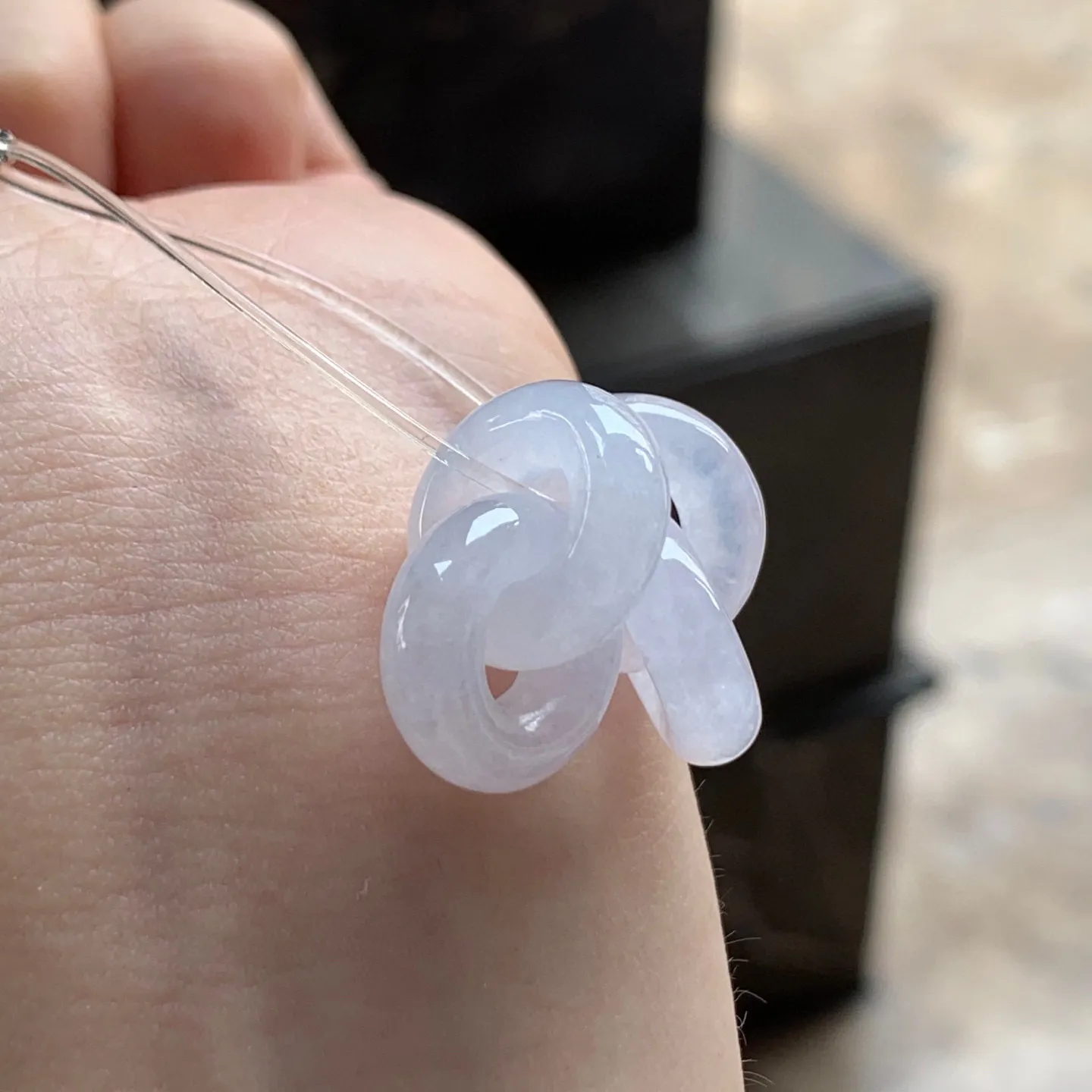 白冰时来运转，可镶嵌耳坠