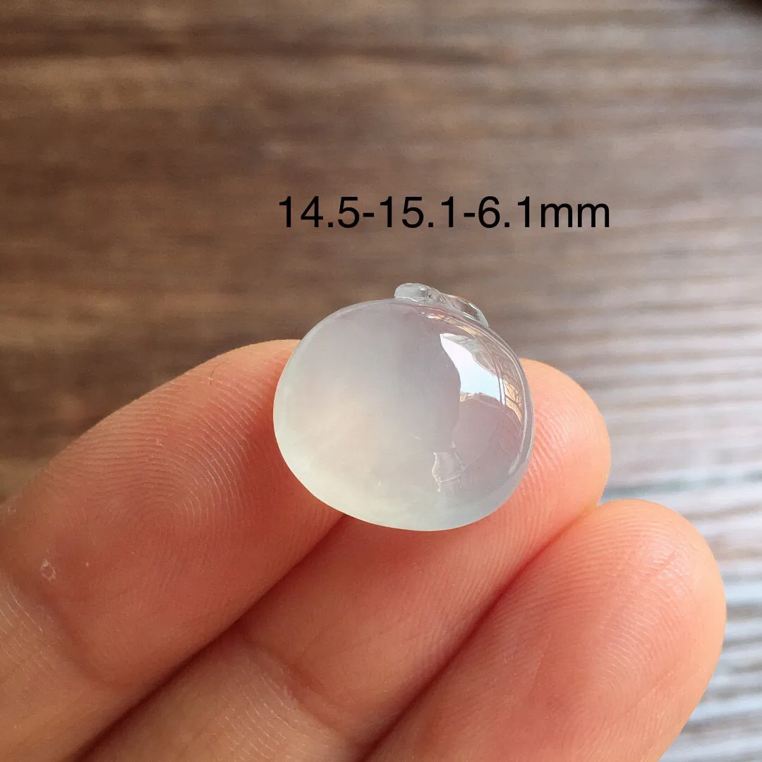 冰种小苹果，镶嵌佳品，冰润细腻，种水足，14.5*15.1*6.1