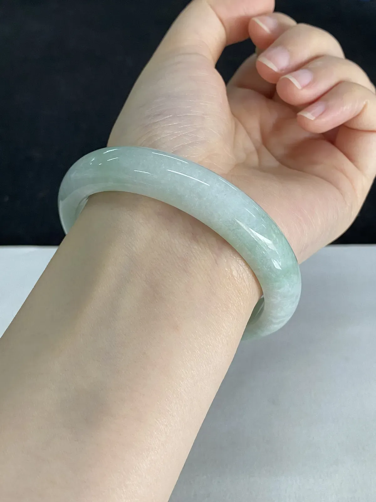 正圈58.2圈口，翡翠手镯