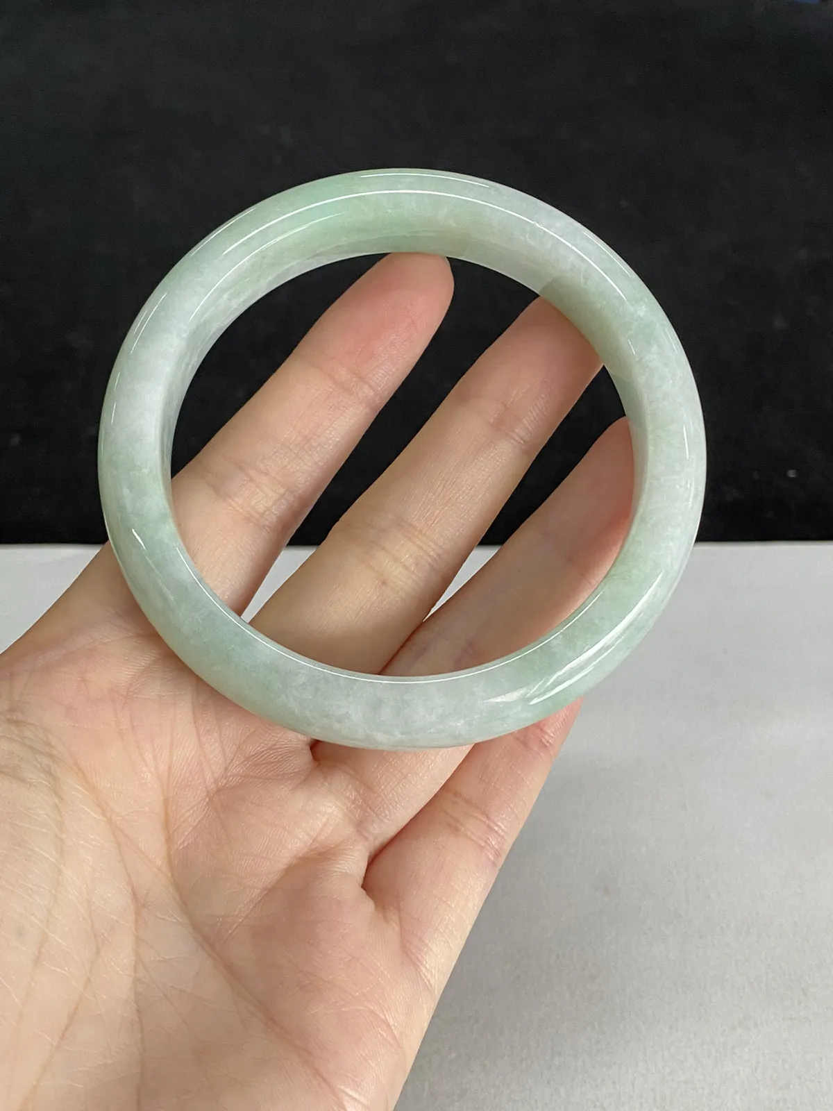 正圈58.2圈口，翡翠手镯
