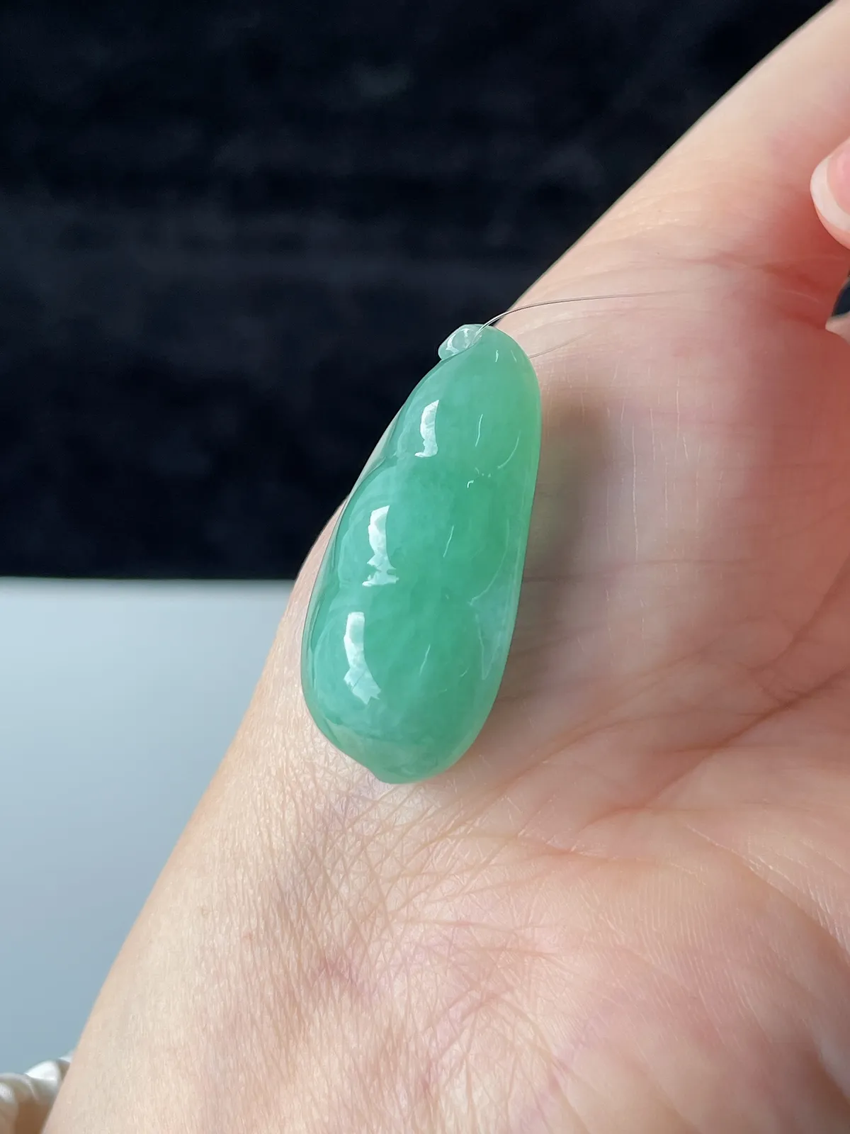 翡翠糯化种浅绿色福豆