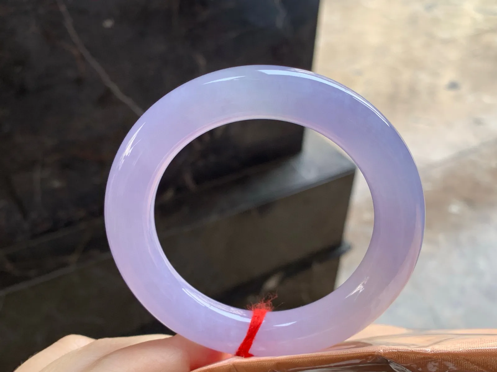 紫罗兰福镯，颜色漂亮，种好水足，57/12.3mm