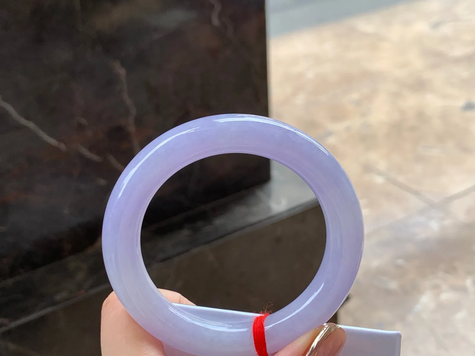 紫罗兰福镯，颜色漂亮，干净清爽，52.5/10.3mm
