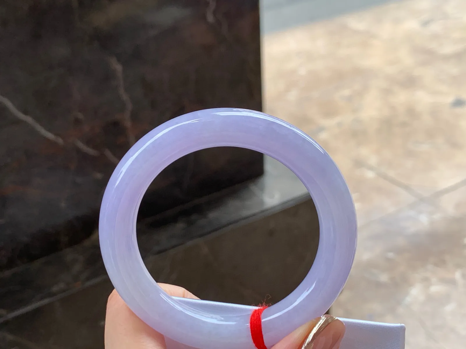 紫罗兰福镯，颜色漂亮，干净清爽，52.5/10.3mm