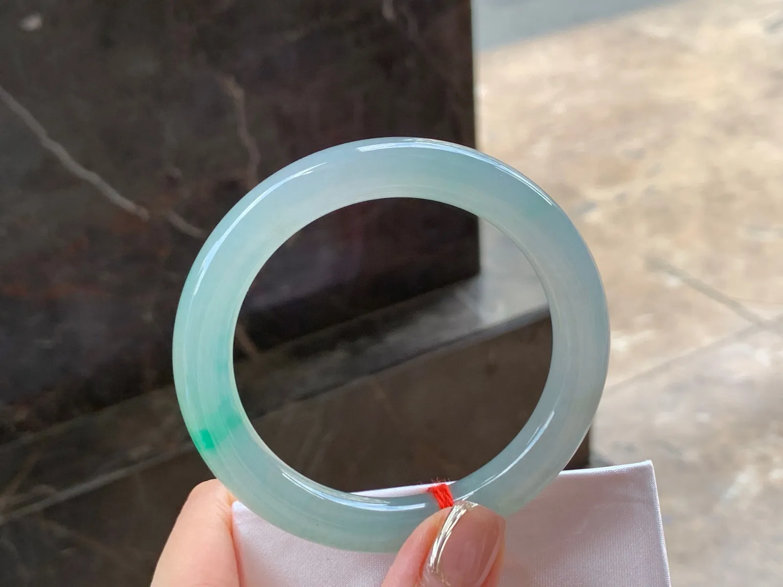 带色福镯，种好水足，55.1/9.8mm