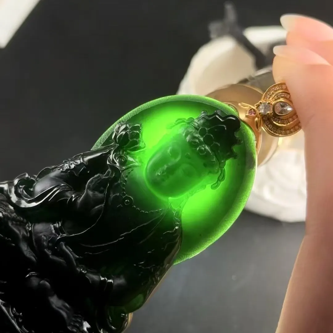 大件厚桩 黑度极好 打灯通透