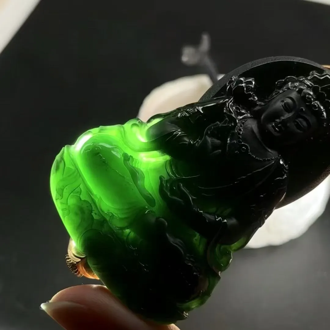 大件厚桩 黑度极好 打灯通透