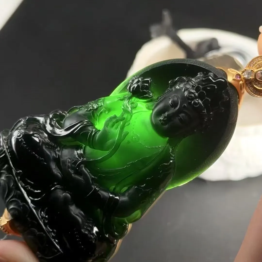 大件厚桩 黑度极好 打灯通透