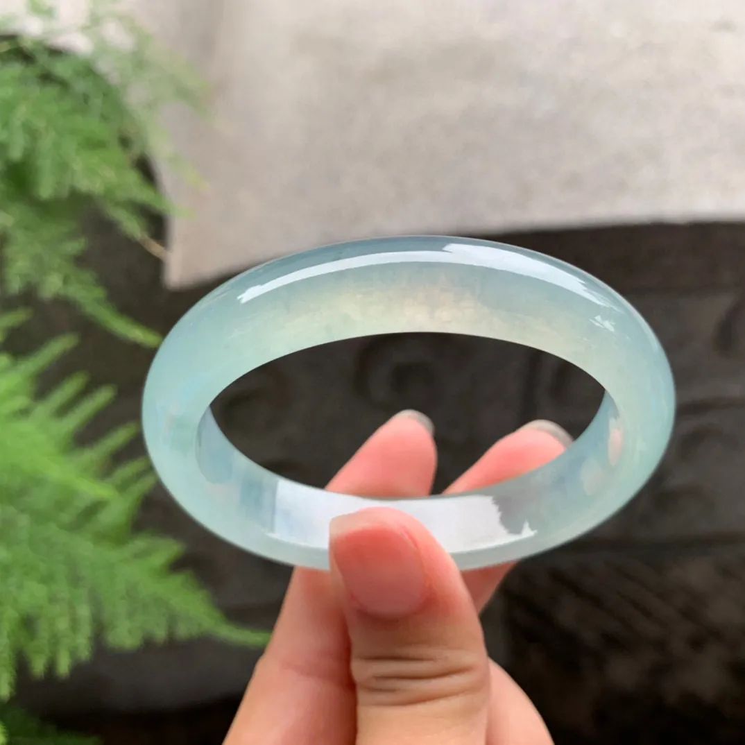 小圈口52.7-43.3-11.8-7.5 【高冰贵妃手镯】贵妃52 53可戴