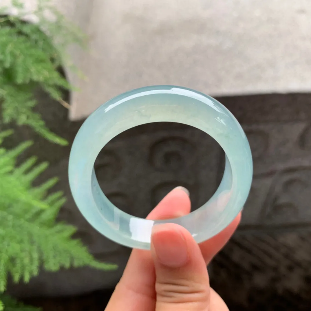 小圈口52.7-43.3-11.8-7.5 【高冰贵妃手镯】贵妃52 53可戴