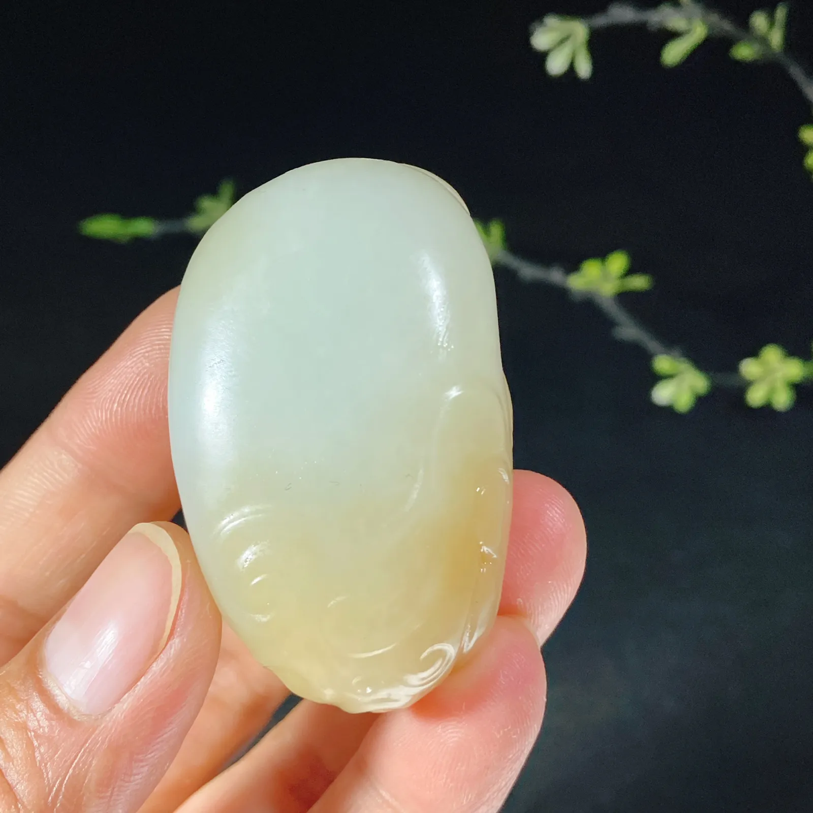 新疆和田玉且末糖貔貅55/38/28重76.7克无裂无杂玉质细腻油润雕工精湛
​