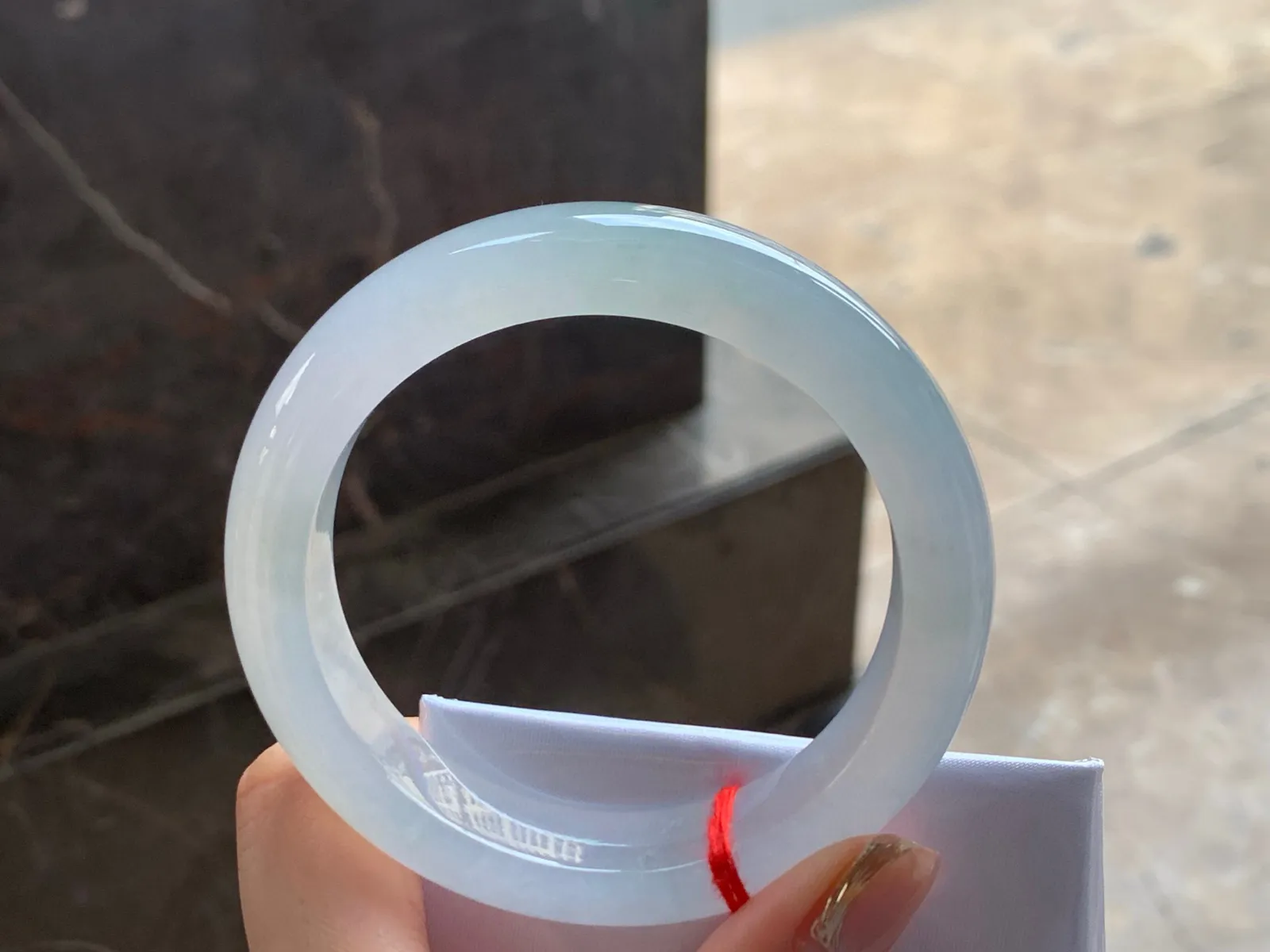 冰种手镯
种好水足清爽58/13.3/8.6mm